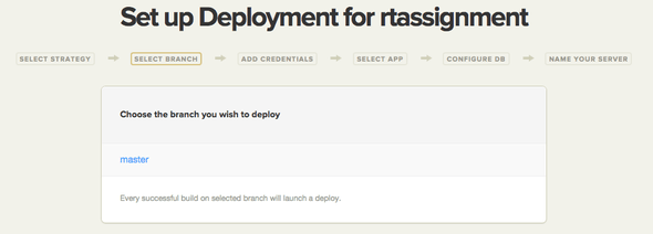 Choose branch for Elastic Beanstalk deployment